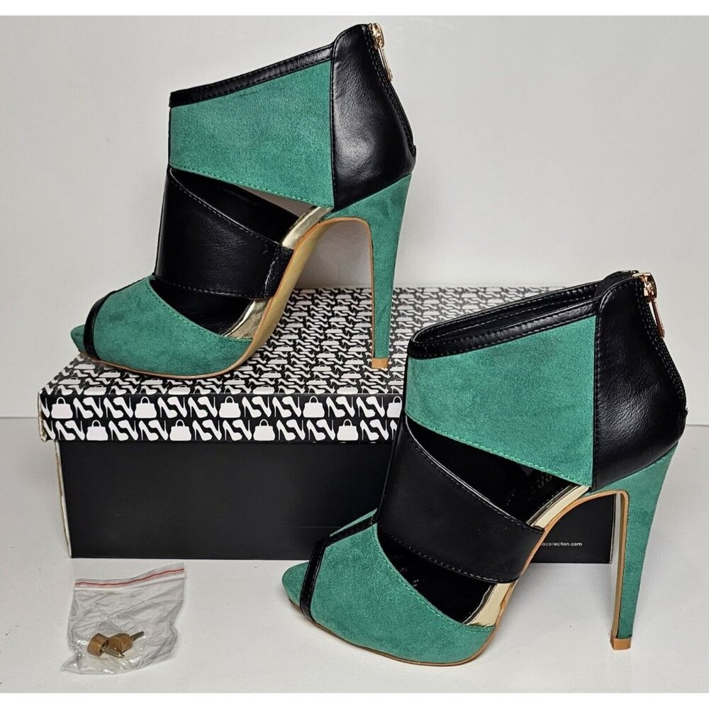 PRIMADONNA COLLECTION WOMEN'S SIZE 36 EURO GREEN NEW/BOX 4.5 INCH HEEL 12080 MI